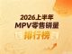 2026年1-6月MPV销量排行榜 燃油车夺上半年销冠